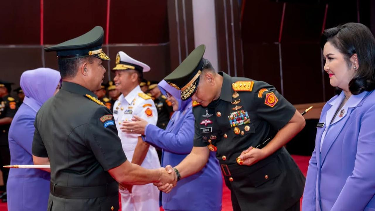 Anak Mantan Wapres Try Sutrisno Resmi Jabat Pangkogabwilhan I, Ini Pesan Mendalam Panglima TNI