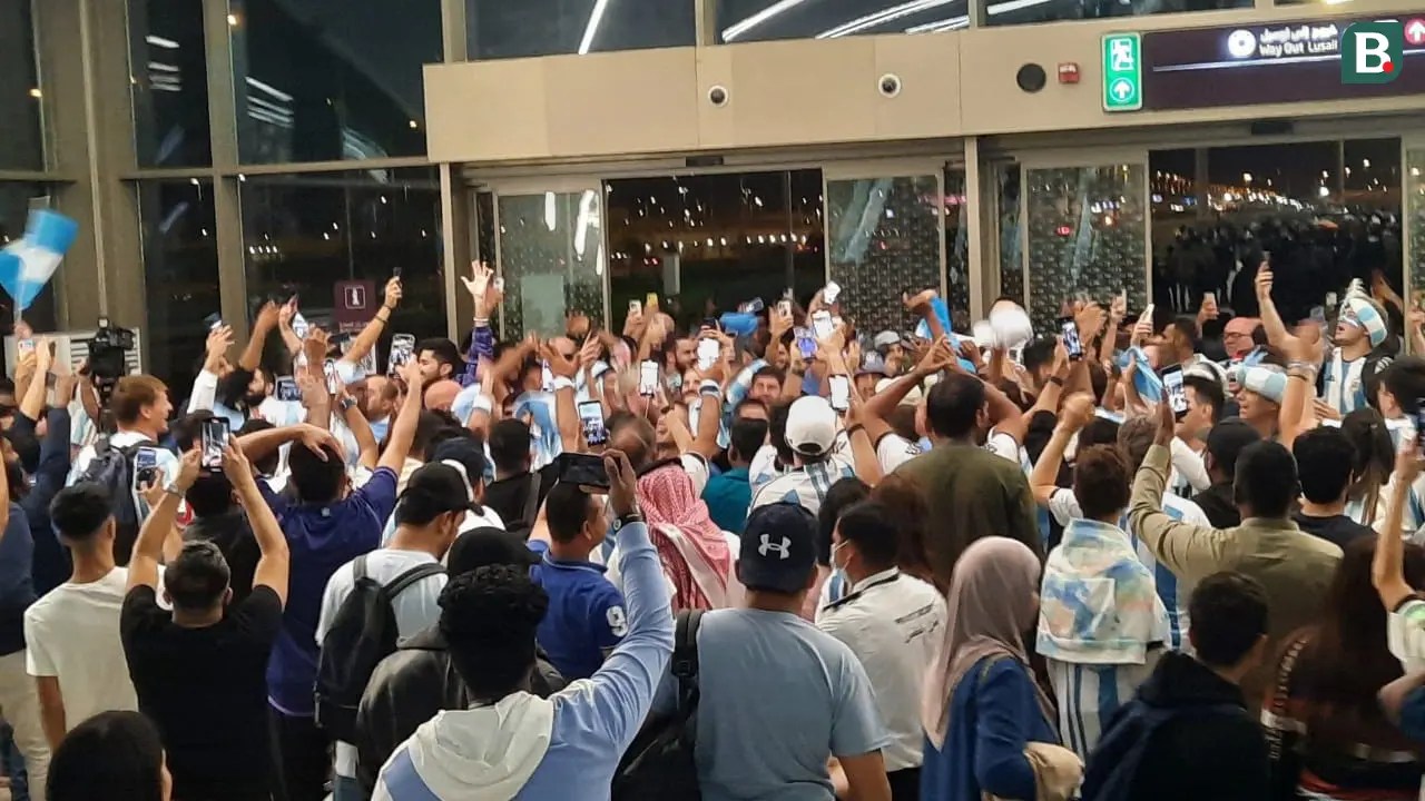 Lautan Fan Timnas Argentina