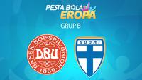 Piala Eropa - Euro 2020 Denmark Vs Finlandia (Bola.com/Adreanus Titus)