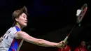 Chen Yu Fei menang 21-1, 17-21, dan 21-13. (BAY ISMOYO/AFP)