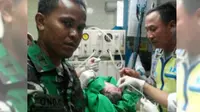 Terjebak Macet Jakarta, Istri Prajurit TNI Melahirkan Dalam Mobil