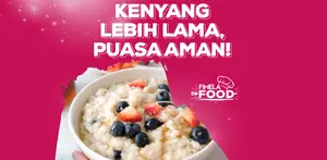 Jika kamu adalah tipe orang yang aktif dan kamu khawatir saat puasa aktifitas kamu terganggu karena takut mudah lapar. eeits! Jangan jadikan puasa sebagai alasan ya. konsumsi ini saat sahur agar kamu tidak gampang lapar!