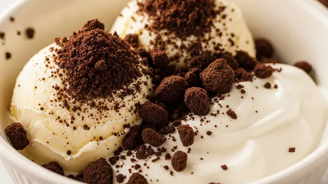 Topping Es Krim atau Yogurt