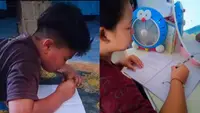 Dikepung Asap Kebakaran, Pelajar di Lampung Tengah Belajar dari Rumah