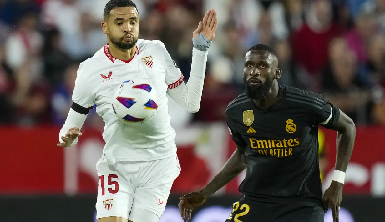 Sementara Sevilla ada di peringkat ke-13 dengan sembilan poin. (AP Photo/Jose Breton)