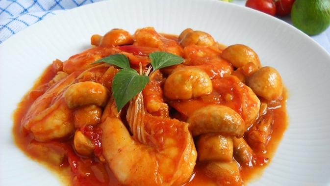  Resep  Udang  Jamur  Saus Pedas Lifestyle Fimela com