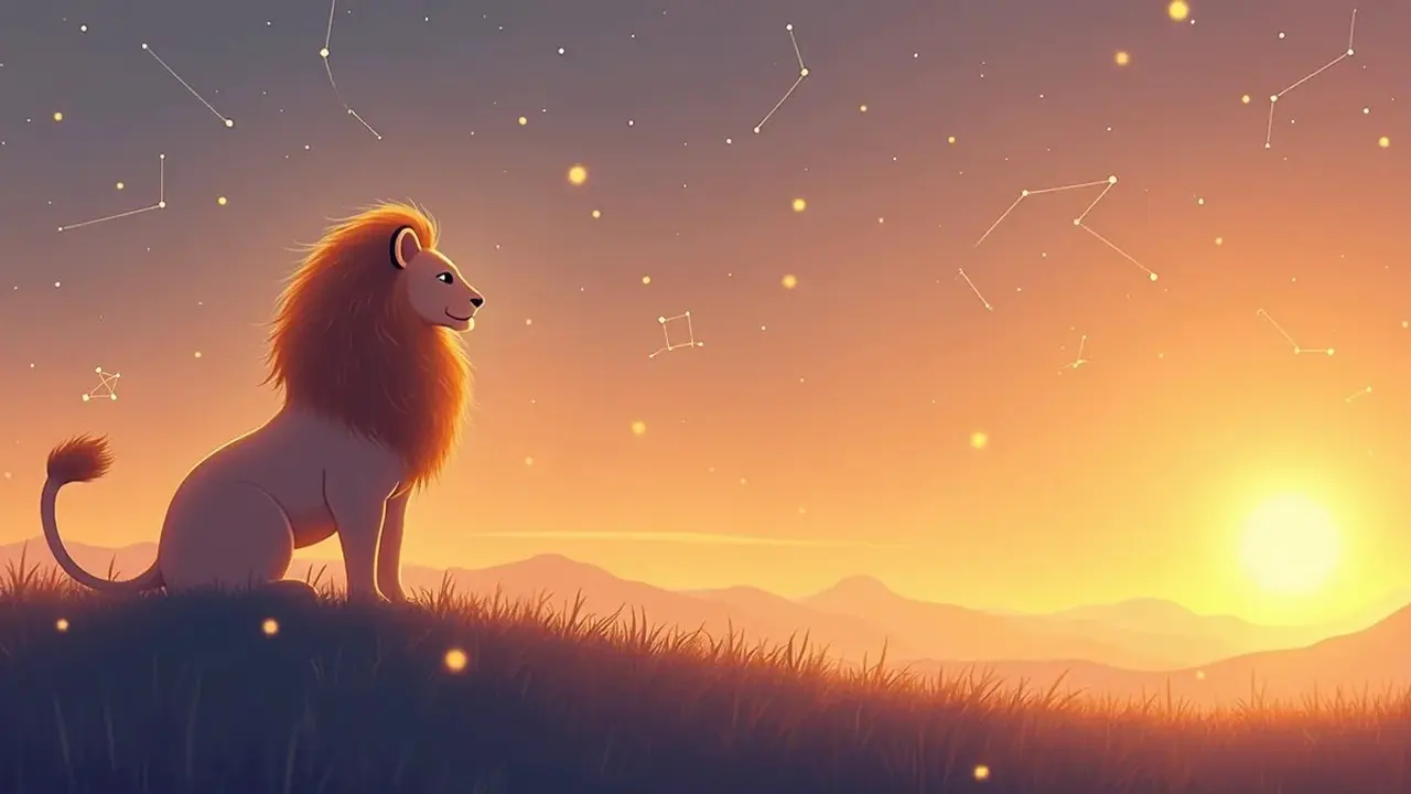 logo zodiak leo (sumber: AI generated)