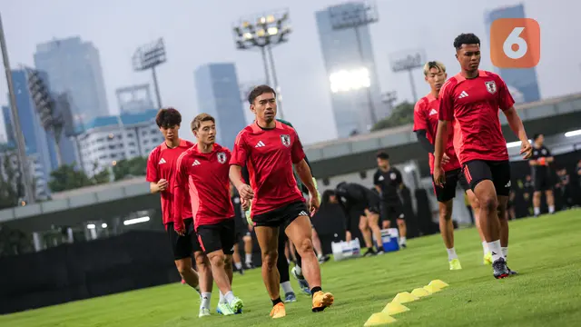 Foto: Langsung Tancap Gas! Jepang Gelar Latihan Perdana Jelang Lawan Timnas Indonesia di Kualifiaksi Piala Dunia 2026