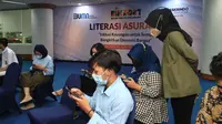 Literasi asurnasi yang dijalankan oleh PT Asuransi Kredit Indonesia atau yang lebih dikenal sebagai Askrindo. (Dok Askrindo)
