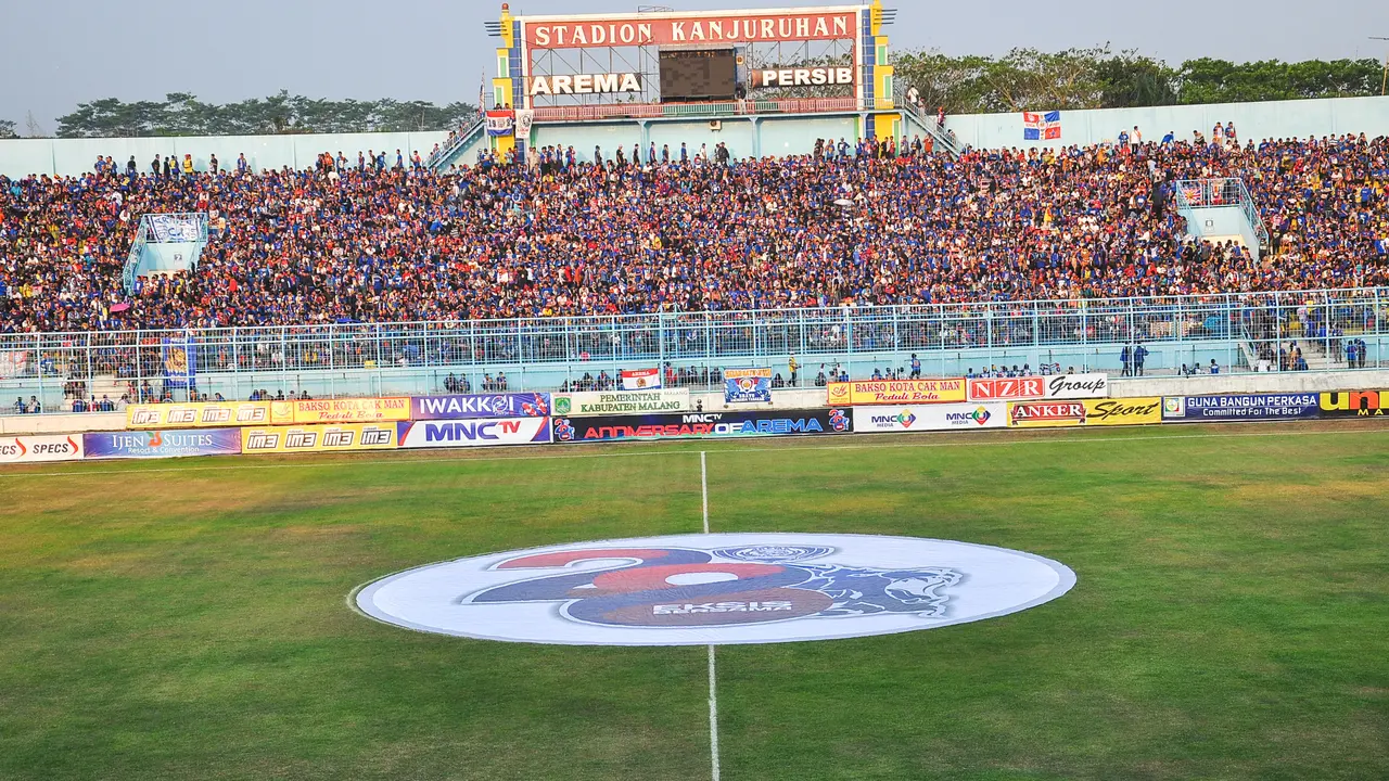 Suasana Stadion Kanjuruhan