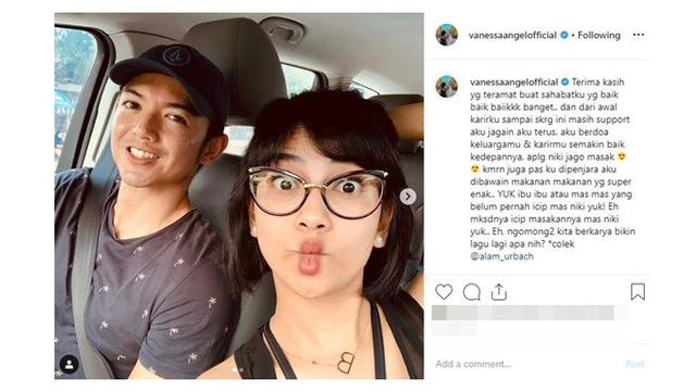 <span>Potret Kenangan Nicky Tirta Bareng Vanessa Angel. (Sumber: Instagram/vanessaangelofficial)</span>