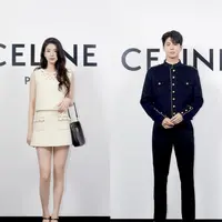 Kembali bertemu setelah sebelumnya membintangi drama "Wonderland", intip beda gaya Bae Suzy dan Park Bo Gum. [DOK/CELINE].