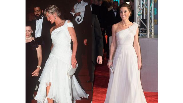 Busana Kate Middleton mirip dengan Putri Diana