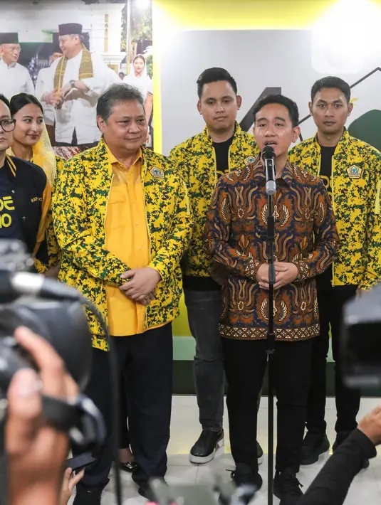 Surat itu merupakan deklarasi dukungan Golkar terhadap pasangan Prabowo-Gibran. (Liputan6.com/Angga Yuniar)