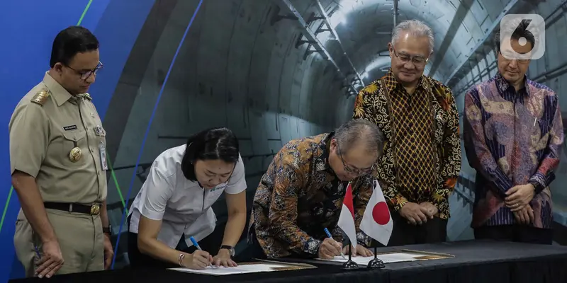Paket Kontrak Pembangunan MRT Fase II Resmi Ditandatangani