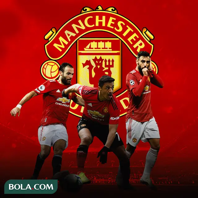 Manchester United - Juan Mata, Alexis Sanchez, Bruno Fernandes