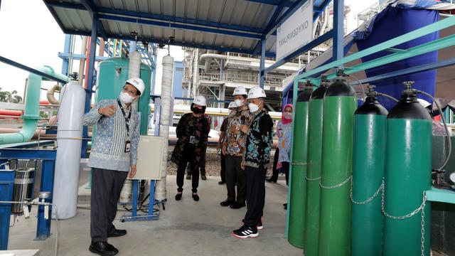 <span>PT PLN (Persero) menghasilkan 2.654 tabung oksigen setahun dari Pembangkit Listrik Tenaga Gas Uap (PTGU) Priok yang dioperatori anak usahanya yaitu PT Indonesia Power.</span>