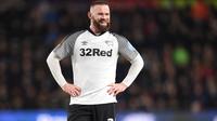 2. Wayne Rooney (208 gol) -  Wayne Rooney merupakan salah satu pemain yang sangat mematikan di daerah pertahanan lawan. Mantan pemain Manchester United yang kini berseragam Derby Country ini telah mengoleksi 260 gol selama berkarier di Liga Inggris. (AFP/Oli Scarff)