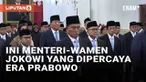 Presiden Prabowo Subianto resmi melantik jajaran kabinetnya pada Senin (21/10/2024), sehari usai dilantik. Sejumlah nama lama di era presiden Joko Widodo kembali mendapat kepercayaan. Zulkifli Hasan jadi Menko Pangan, Pratikno jadi Menko Pembangunan ...