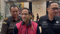 nadiem makarim usai diperiksa kejagung (Liputan6.com/nanda perdana putra)