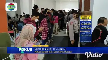 Hari pertama masa pengetatan pasca peniadaan mudik 18 - 24 Mei 2021, jumlah penumpang yang berangkat dari Stasiun Besar Madiun mengalami peningkatan.