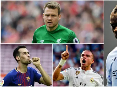 Berikut ini lima pemain yang sering jadi bahan candaan oleh warganet. Diantaranya, Mario Balotelli, Pepe dan Sergio Busquets. (Foto- foto Kolase AFP)