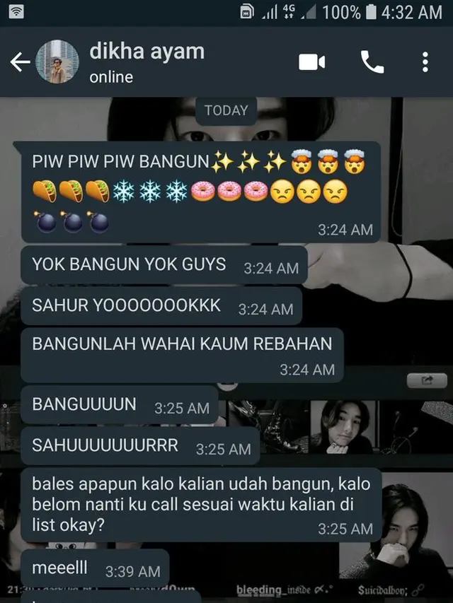 6 Chat Absurd Bangunin Sahur Ini Bikin Elus Dada