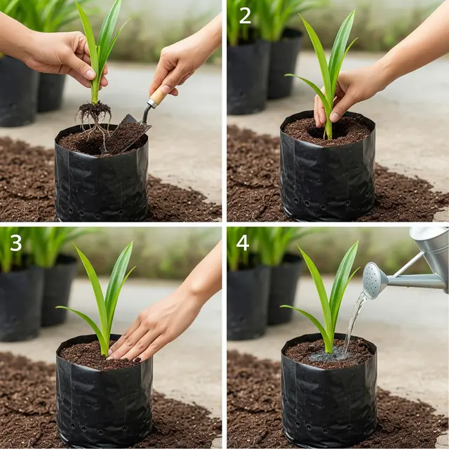 Cara Menanam Daun Pandan di Polybag (AI)
