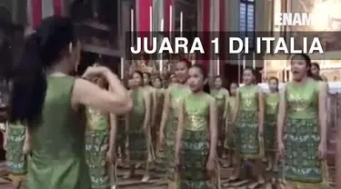 Paduan suara anak-anak usia 9-17 tahun asal Indonesia The Resonanz Children Choir (TRCC), meraih gelar juara 1 dan Grand Prix no 1
