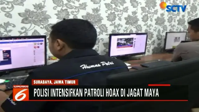 Polda Jawa Timur terus mengintensifkan cyber patrol untuk menjaga agar suasana Pilkada di Jawa Timur berjalan kondusif.