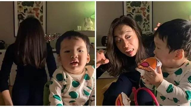 Kelakuan Emak-Emak Saat Temanin Anak Bermain Ini Bikin Bingung