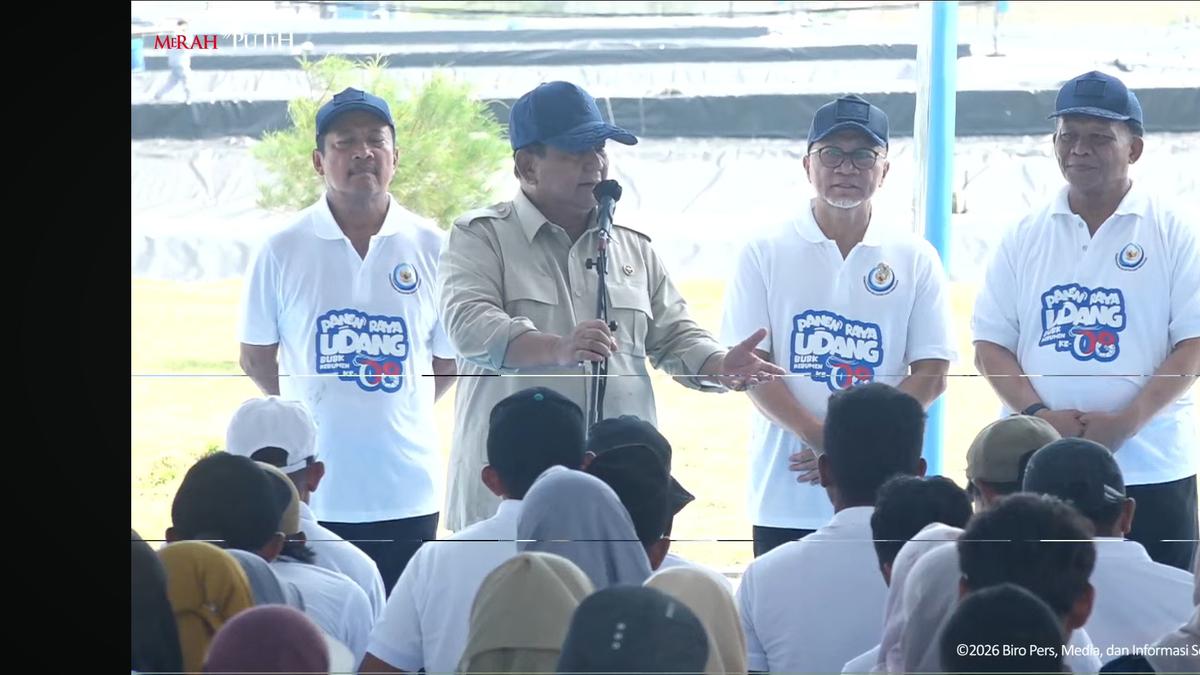Prabowo Hadiri Panen Raya Udang di Kebumen: Hasilnya Menjanjikan, Tingkat Dunia