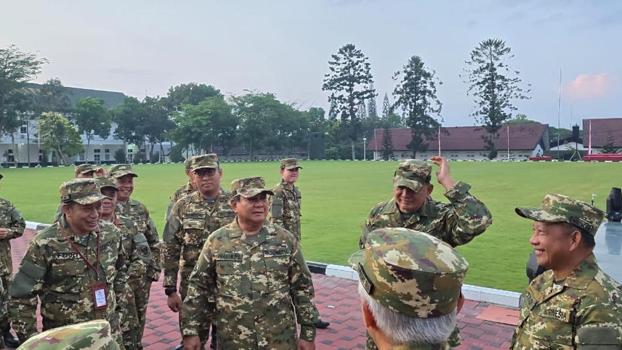 Hari Pertama Ospek Menteri Prabowo di Akmil Magelang