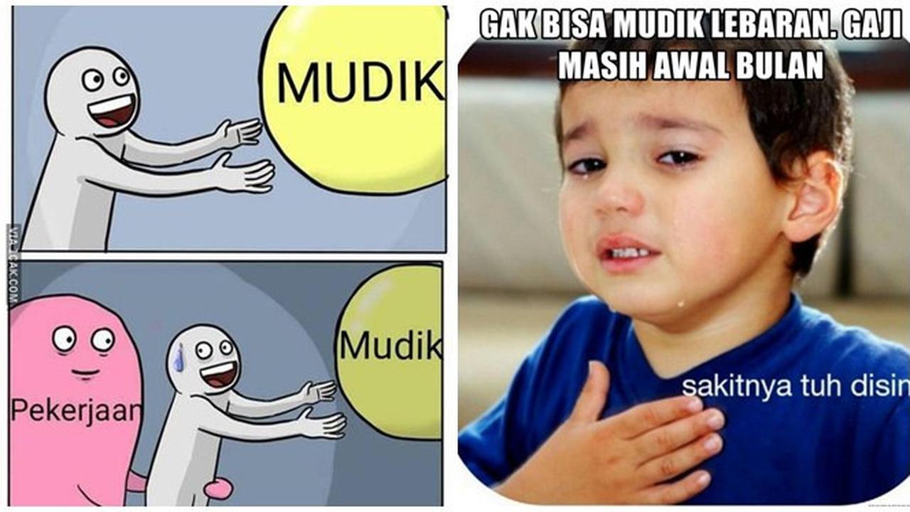 8 Meme Kocak Mudik Lebaran Ini Bikin Senyum Kecut