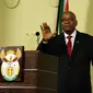 Presiden Afrika Selatan, Jacob Zuma, mengundurkan diri di tengah tekanan dari Partai ANC. (AP Photo/Themba Hadebe)