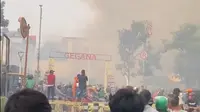 Mako Gegana Polri Kebakaran, Ada 5 Orang Ditangkap Warga