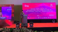 Ketua Umum APJII Muhammad Arif dalam acara Indonesia Digital Outlook 2022. (Dok: APJII).