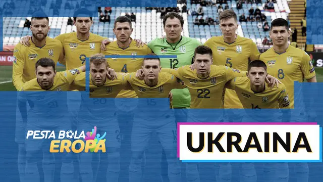 Berita motion grafis profil tim Ukraina di Piala Eropa 2020