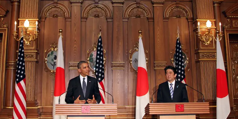 Di Jepang, Obama Bahas Sengketa Maritim 