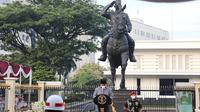 Menhan Prabowo saat membacakan amanat Presiden Jokowi dalam upacara memperingati Hari Bela Negara (HBN). (Foto: Dokumentasi Kemhan).