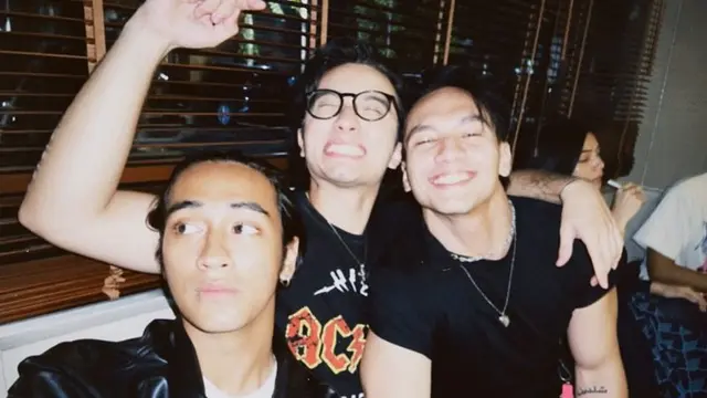 Abidzar Al Ghifari bersama Jefri Nichol dan Bryan Domani (Instagram/abidzar73)