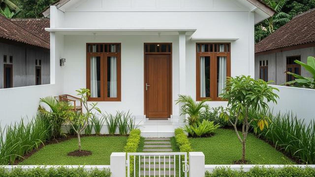 9 Inspirasi Rumah Kampung Modern dengan Halaman Hijau, Adem dan Estetis