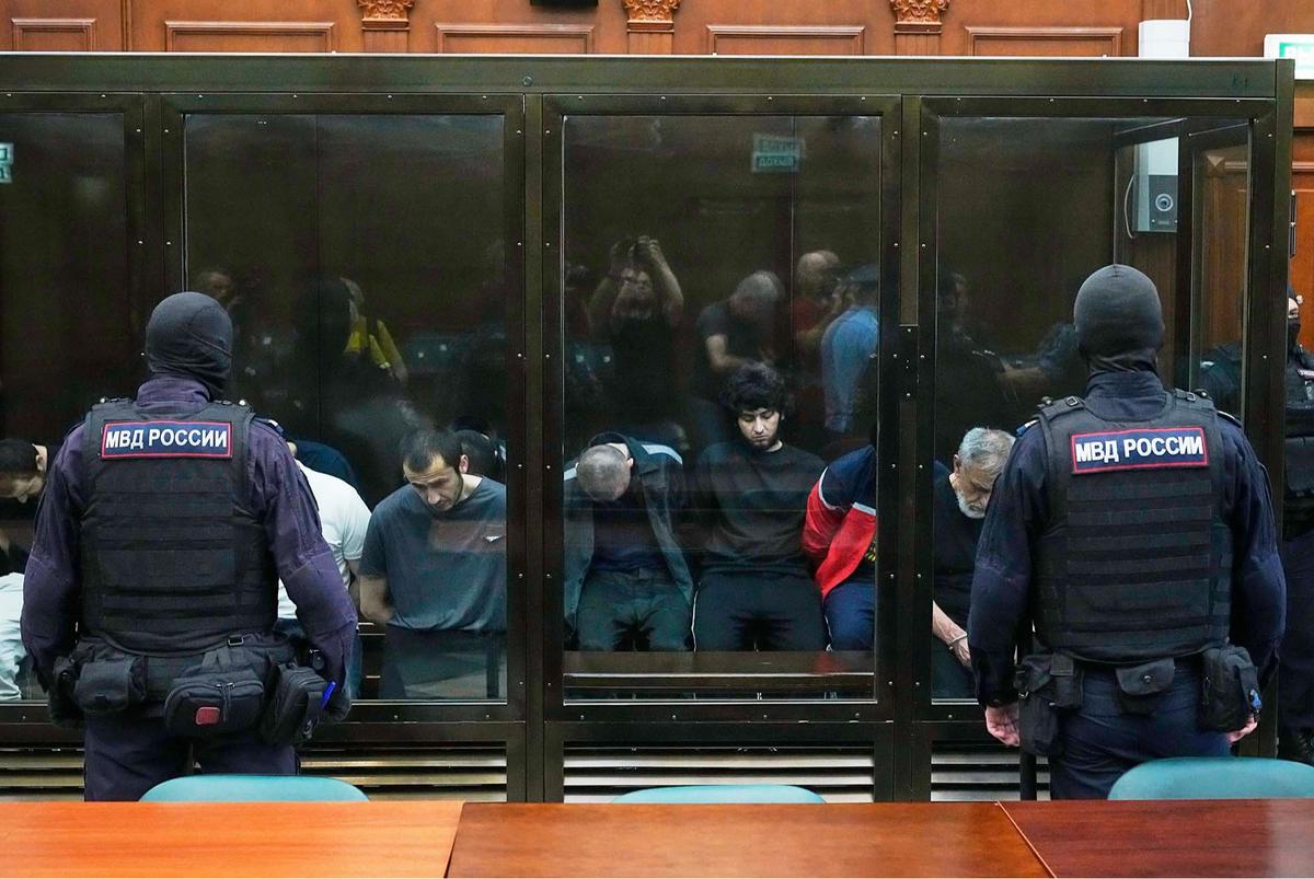 FOTO: Wajah-Wajah Terdakwa Serangan Paling Mematikan  Yang Menewaskan 149 Orang di Rusia