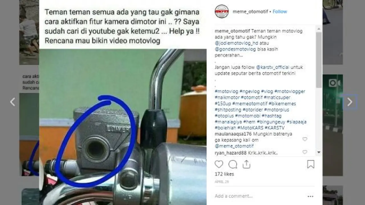Berbagai hal bisa dijadikan Meme menarik, tidak terkecuali yang berkaitan dengan otomotif.