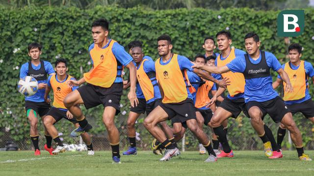 Foto: Latihan Pungkasan Timnas Indonesia Menjelang Kualifikasi Piala AFC 2023 Melawan Taiwan