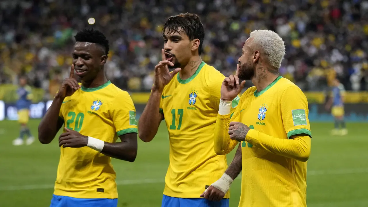 Foto: Gol Semata Wayang Lucas Paqueta Bawa Brasil Menang atas Kolombia di Laga Lanjutan Kualifikasi Piala Dunia 2022