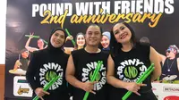 Komunitas Pound Artis yang sebelumnya bernama&nbsp;komunitas Hanny and Friends ingin semakin mempopulerkan olahraga pound fit di Indonesia.&nbsp;