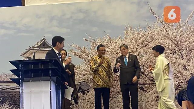 Acara Resepsi ulang tahun kaisar Jepang