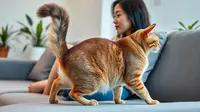 arti ekor kucing ©Ilustrasi dibuat AI