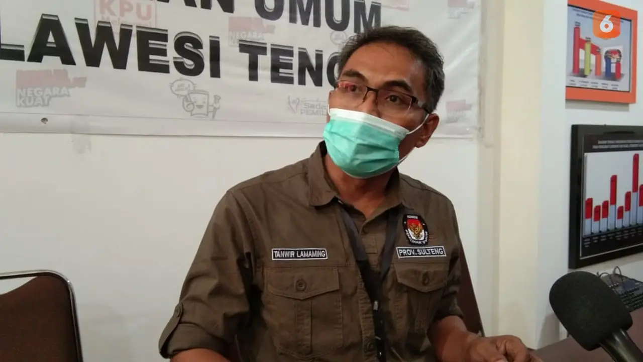 ketua KPU Prov. Sulteng, Tanwir Lamaming